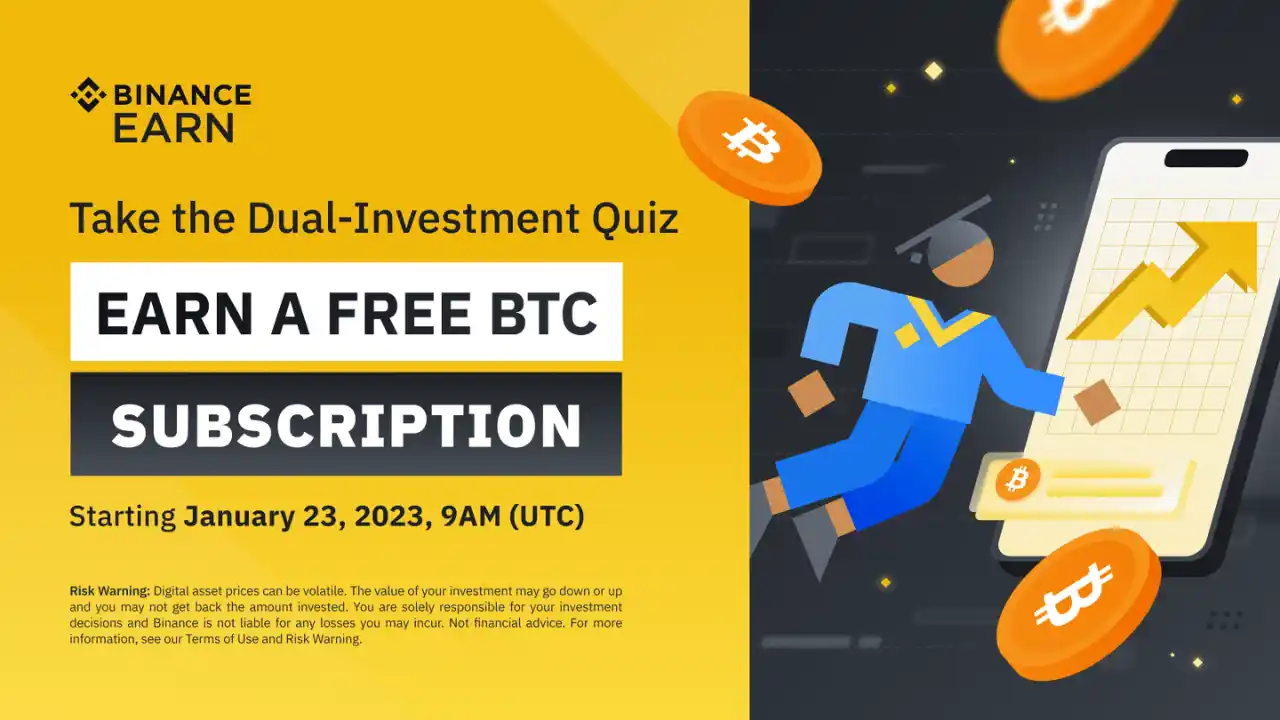 Read more about the article Binance Dual Investment Quiz Answers: Free BTC Subscription Worth 0.25 BUSD