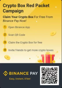 Binance Crypto Box Red Packet QR Code